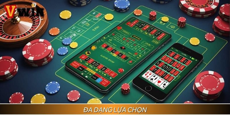Đa dạng lựa chọn giải trí tại sảnh live