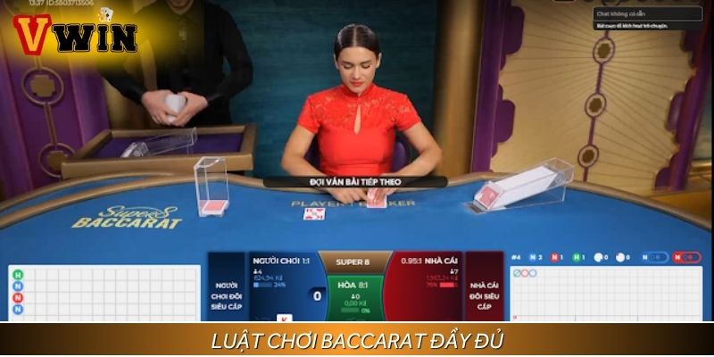 Luật chơi baccarat cơ bản dành cho người mới bắt đầu