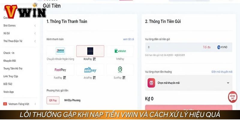 Mạng yếu là nguyên nhân khiến giao dịch bị từ chối