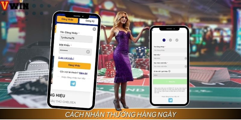 Thưởng hàng ngày siêu đơn giản – đủ điều kiện là có quà