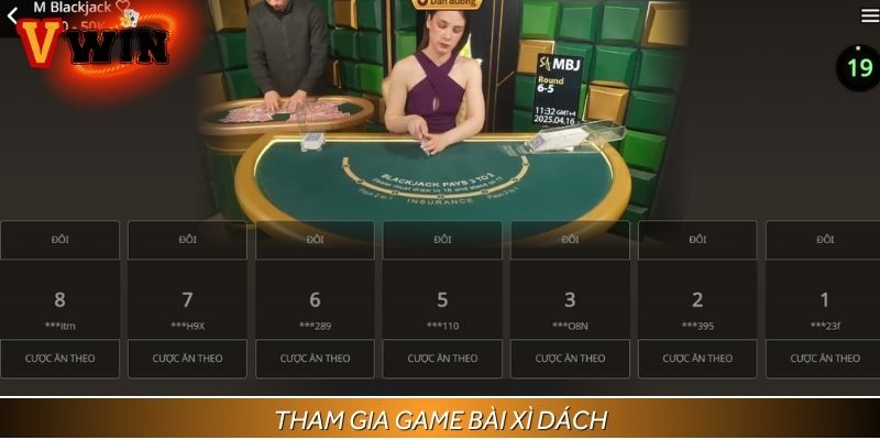 Cách chơi game bài xì dách